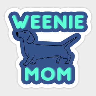 Weenie Mom Sticker